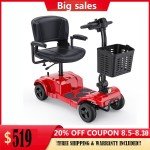 4-Wheel Electric Scooters for Seniors with Arthritis