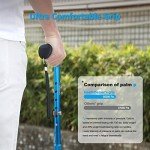 Lightweight Adjustable All-Terrain Walking Cane for Seniors