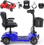 4-Wheel Electric Scooters for Seniors with Arthritis