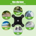 Adjustable Folding Quad Cane for Easy Mobility