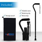 RMS Adjustable Folding Cane with Foam Handle