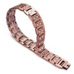 Men's Copper Magnetic Therapy Bracelet for Arthritis Recovery