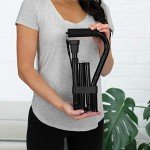 RMS Adjustable Folding Cane with Foam Handle