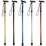 Comfkey Adjustable Folding Travel Walking Stick