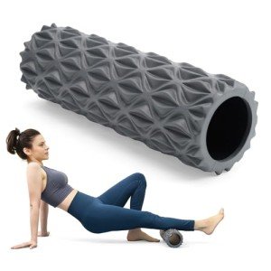 15-Inch Deep Tissue Foam Roller for Pain Relief