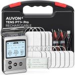 AUVON Rechargeable TENS Unit for Pain Relief