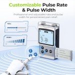 AUVON Rechargeable TENS Unit for Pain Relief