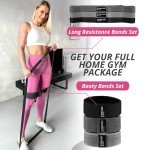 Fabric Resistance Booty Bands for Women (Greys)