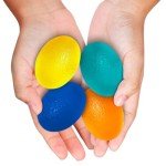 4 Hand Therapy Squeeze Balls for Arthritis Relief