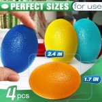 4 Hand Therapy Squeeze Balls for Arthritis Relief