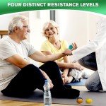 4 Hand Therapy Squeeze Balls for Arthritis Relief