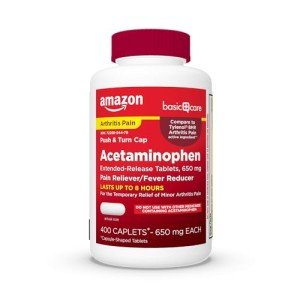 Amazon Basic Care Acetaminophen 650 mg for Arthritis