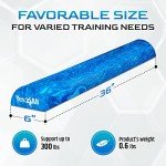Yes4All Medium Density Half Round Foam Roller