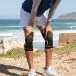 Copper Knee Sleeves for Pain Relief (2 Pack)
