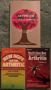 Natural Arthritis Books Lot: 3 Titles on Relief