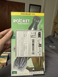 Hempvana Rocket Pain Relief Pen – Silver/Green