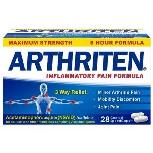 Arthriten Pain Relief Caplets with 3 Ingredients