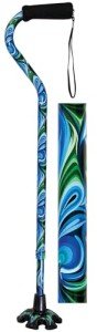 Stylish Offset Cane with Big Foot Tip