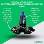 Stylish Offset Cane with Big Foot Tip