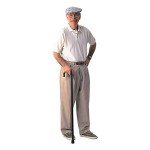 Carex Walnut Finish Walking Cane for All Users