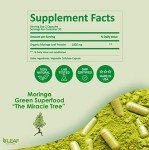 Organic Moringa Oleifera Capsules for Wellness