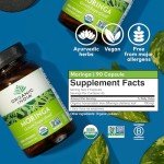 Organic India Moringa Capsules - Vegan Superfood 90ct