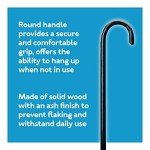Carex Walnut Finish Walking Cane for All Users