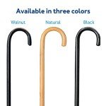 Carex Walnut Finish Walking Cane for All Users