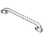 Designer 24-Inch Chrome Grab Bar for Safety