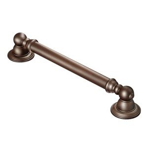 24-Inch Oil-Rubbed Bronze Bathroom Grab Bar