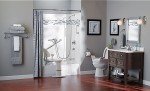 24-Inch Designer Shower Grab Bar with Curled Grip