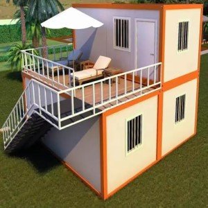 Spacious 2-Story Prefab Container House for Sale