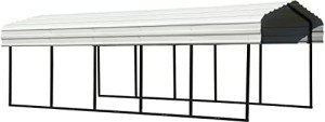 Arrow Shed 10' x 24' Carport Canopy for Vehicles