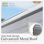 Heavy-Duty Portable Carport Shelter 12x20 ft