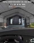 Oversized Metal Carport for 2 Cars and More