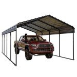 Sturdy 12x20 ft Heavy Duty Metal Carport