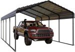Sturdy 12x20 ft Metal Carport for Vehicles