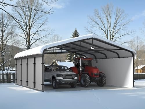 Durable 20x20 Metal Carport for All Weather