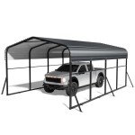 Heavy-Duty 12x20 FT Metal Carport for Vehicles