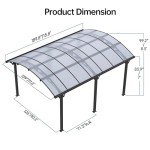 Heavy Duty Metal Carport Kit for Car and Boat