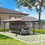 Sturdy 10x20 Metal Carport Canopy for Outdoor Storage