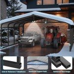 Durable 20x20 Metal Carport for All Weather