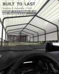 Spacious Heavy-Duty Metal Carport for Vehicles