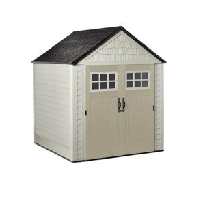 Spacious Weather-Resistant Outdoor Storage Shed, 7x7 Ft