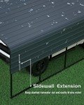 Spacious Heavy-Duty Metal Carport for Vehicles