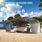 Durable 20x20 Metal Carport for All Weather
