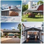 Durable 20x20 Metal Carport for All Weather