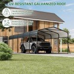 Durable Metal Carport for Tractors and Vehicles