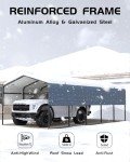 Spacious Heavy-Duty Metal Carport for Vehicles