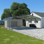 Spacious 20' x 20' Metal Carport Shelter